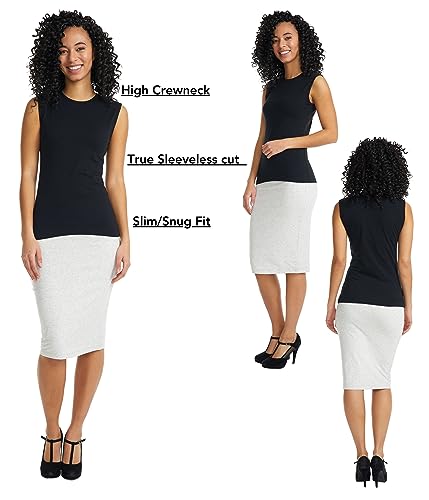 ESTEEZ Women's Tank Top Base Layering Camisole Fitted Sleeveless T-Shirt2