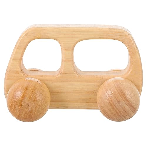 EXCEART 木製手押し車おもちゃ ちゃんの握力トレーニング用 耐久性に優れ