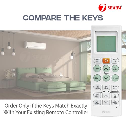 Image of 7SEVEN Compatible with Lg Ac Remote AKB75415306 Model 36K Suitable for Split 1 1.5 2 Ton Window and Cassette Air Conditioner