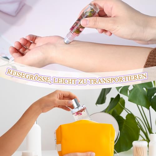 Perfume Oil Making Kit, Creative Craft Set Adult DIY with Essential Oil, Mini Fragrances as a Gift for Women/Girls/Women