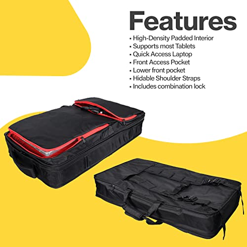 Brendaz Lightweight Backpack Bag Case Carry On Compatible With Pioneer Ddj-Rev7, Ddj-1000 / Srt And Similar Sized Dj Controllers #TOP1