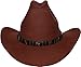Rockmount Unisex Rust 100% Wool Cattleman Western Cowboy Hat L