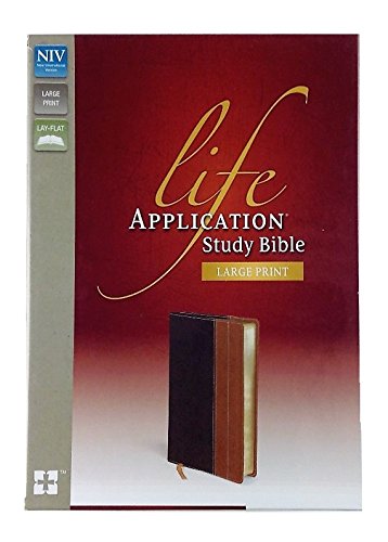 NIVLife Application Study Bible/Large Print-Chocolate/Tan DuoTone