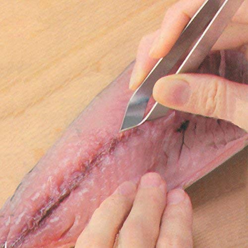 NJ Stainless Steel Fish Bone Remover, Pincer Puller Tweezer Tongs Pick-Up Tool, Feather Removal Tools : 2 Pcs Set 3
