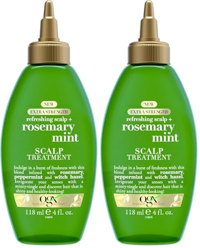 OGX Extra Strength Rosemary Mint Scalp Oil Dual Pack 8oz