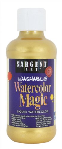 Sargent Art 22-6081 8-Ounce Watercolor Magic, Metallic Gold