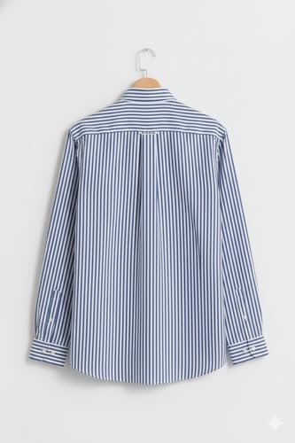 Image of Men's Cotton Casual Printed Striped Stylish Shirt for Men