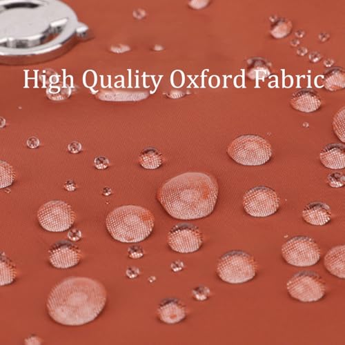 Attimeperiod Waterproof 2-Way Commuter Bag, Waterproof Oxford Large Capacity Convertible Shoulder Travel Bag (Orange)4