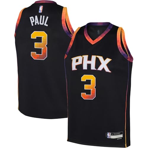 Outerstuff Chris Paul Phoenix Suns NBA Black #3 Kids Youth 8-20 Statement Edition Swingman Player Jersey - Medium 10-12