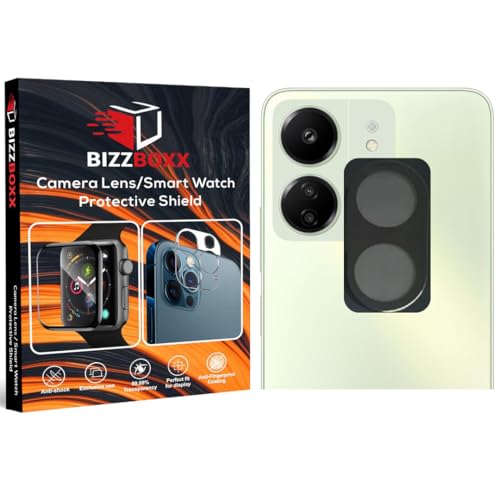 Image of Premium 3D Look Camera Lens Protector | Redmi 13C | POCO C65 | Camera Tempered Glass | 9H Hardness | With Easy Installation Kit (Pack of 1)