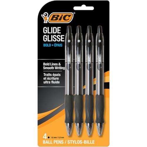 Bic Vlgbp41-Blk Velocity Bold Bolígrafo negro 4 unidades