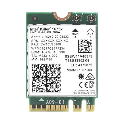 Intel Killer AX1675x Interne WLAN 2400 Mbit/s
