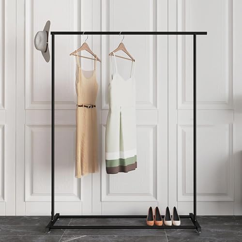Perchero de metal resistente, colgador comercial desmontable, organizador de ropa duradero y elegante para soportes de exhibición