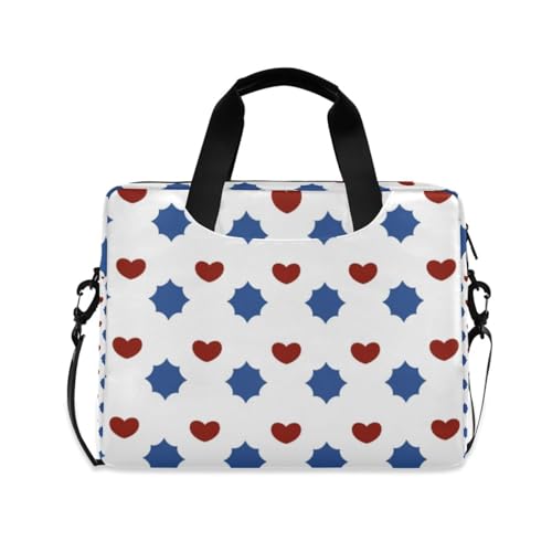 Funda para Laptop 15.6 pulgadas con Asa y Correa Roja y Azul miniatura 1