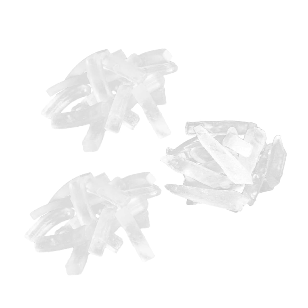 Housoutil 3 Borse Base di Sapone Naturale Trasparente per Base di Sapone Fatta Mano Ingredienti Naturali