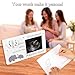 New Mom Gifts – Baby Shower Pregnancy Keepsake Set with Ultrasound Picture Frame and Countdown Weeks – Dear Baby Letter Pages and Greeting Card, Sonogram Frame for Parents to Be and New Parents Gifts
