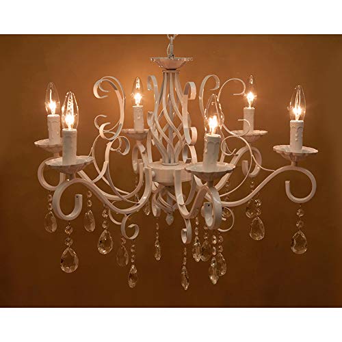 Amazon.co.jp : シャンデリア アンティーク調 6灯 シャンデリア MODI  