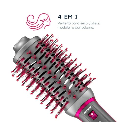 Escova Secadora Britânia BES26SR 4 em 1 1300W Bivolt