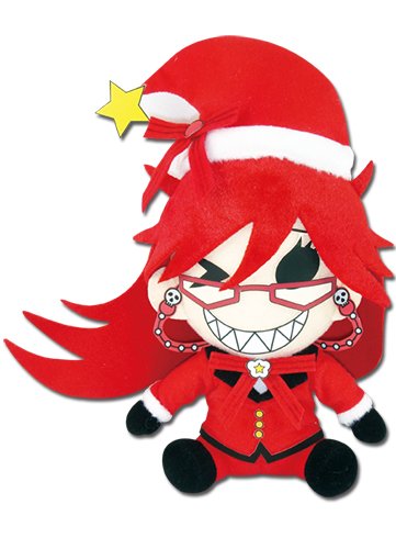 Great Eastern Entertainment Plush - Black Butler - Grell Christmas Tree Soft Doll Toys New ge52789 by Black Butler, Multicolor, 8"