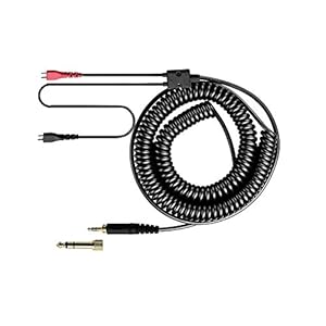 Hensych Reservespiraalkabel voor Sennheiser HD25 HD25sp HD560 HD540 HD480 HD430 414 HD 250 hoofdtelefoon