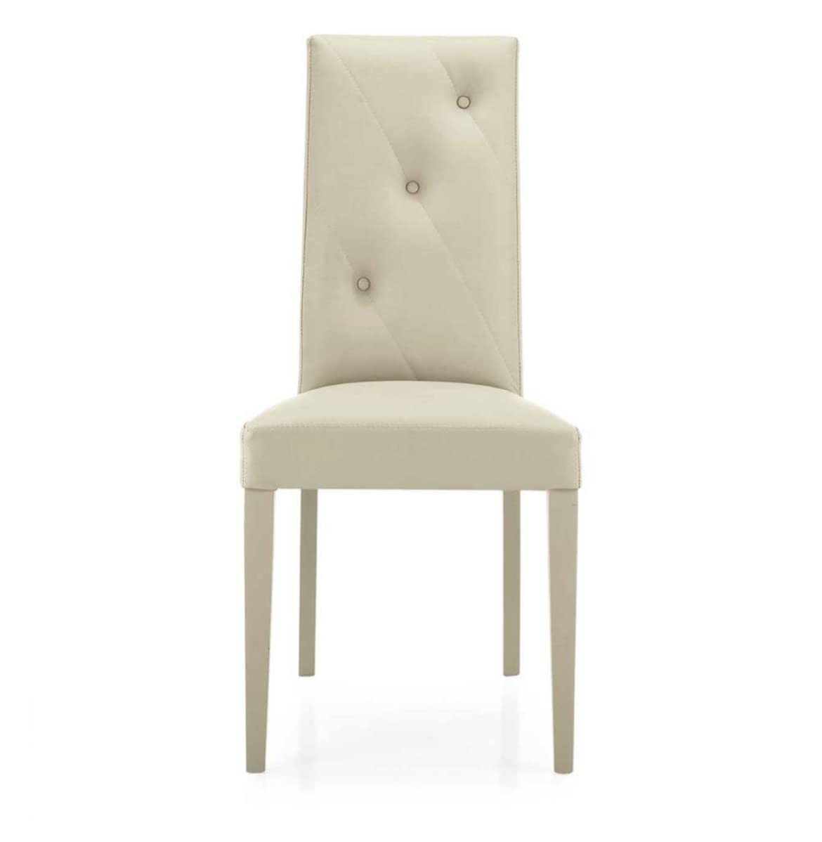 Chaise bois corde Generico assise cuir synthétique facile à nettoyer pour table