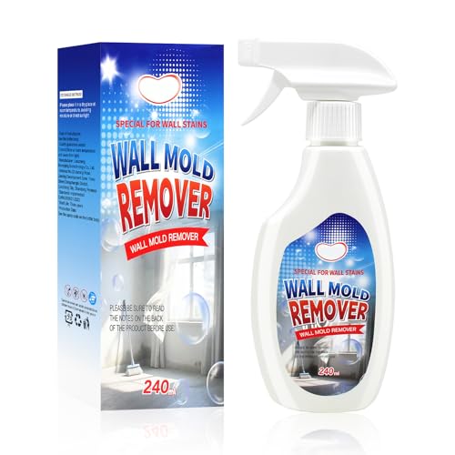 KUIRUNRX Wall Cleaner Wandschimmelentferner Allzweckreiniger Spray Schaumreiniger kraftvoll gegen Schmutz und Dreck für Schmutz Staub und Flecken 240ml
