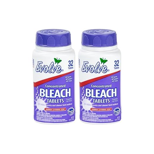 Evolve Concentrated Bleach Tablets - 32-ct (Pack of 2 Original Scent) (Summer Lavender)