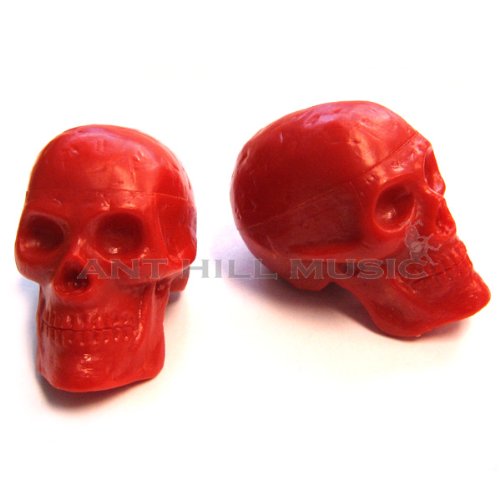 Beadbrain Skull Rhythm Shaker Pair - Red