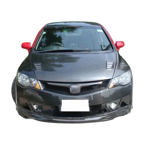 Capó de fibra de carbono Honda Civic FD2 ventilado frontal para motor 5