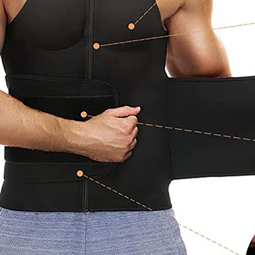 Débardeur de transpiration pour hommes avec sangle réglable de compression
