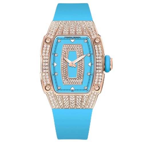 Montre à quartz pour femme Pagani Design PD-YS013 au cadran tonneau élégant