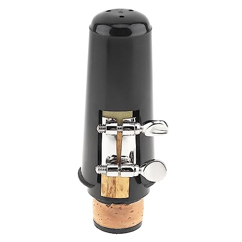 OriGlam Bb Clarinet Mouthpiece with Ligature Cap Reed for Wind Instrument Parts, Traditional Bb Clarinet Mouthpiece Kit Professional Clarinet Mouthpiece for Clarinets - Thumbnail 3