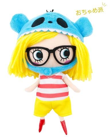 イルメールハッピードールサイズアラン風カーディガンセット ブルー