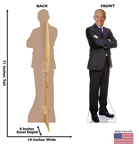 Image of Cardboard People Ron Paul Life Size Cardboard Cutout Standup