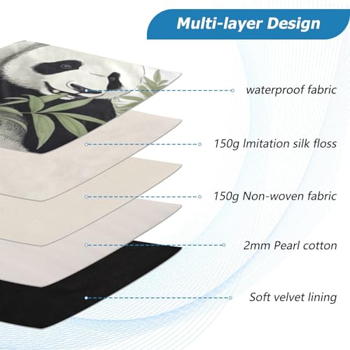Funda para Laptop de 13-14 Pulgadas con Diseño de Panda miniatura 4