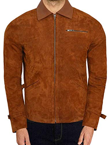 Brown Casual Suede Leather Jacket – Stylish & Comfortable for Boys & Girls