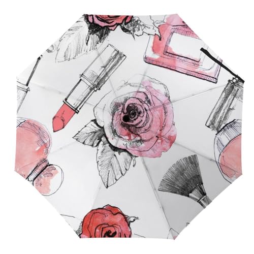 Parapluie voyage automatique avec système de fermeture rapide et compact