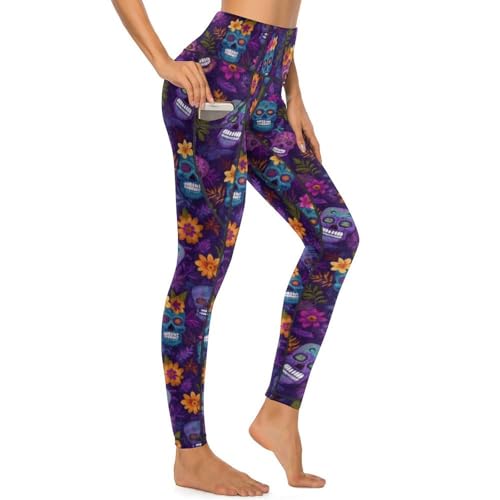 Legging d'entraînement pour femme avec poches et taille haute gainante