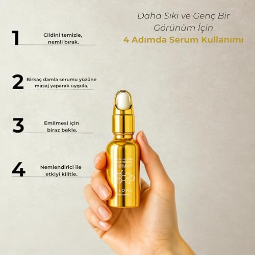 GLONE Yaşlanma Karşıtı Yüz Serumu | 50ml | Somon DNA & Kolajen | Sıkılaştırıcı ve Dolgunlaştırıcı Bakım