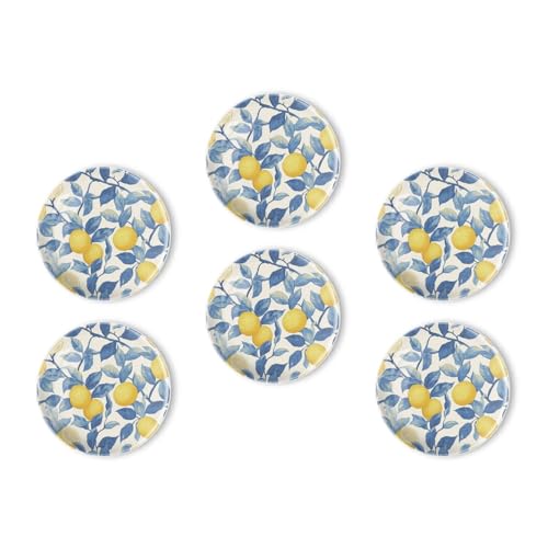 Imanes Decorativos Redondos de Vidrio x6 3 cm miniatura 1