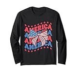 Photo Gallery retro groovy america 4 luglio bandiera americana patriottica maglia a manica Photo Gallery retro groovy america 4 luglio bandiera americana patriottica maglia a manica