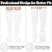 Olreco White Knee High Socks for Women Knee High White Socks Womens Knee Sock Long Sock Womens Halloween Accessories for Woman