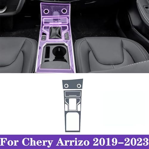 Film Chery Arrizo5 console centrale stop rayures et usure - 3