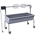 Festnight Outdoor Spanferkelgrill Grill Metzgergrill mit Elektrischem Antrieb Holzkohlegrill Partygrill 128,8 x 55,1 x 100,5 cm