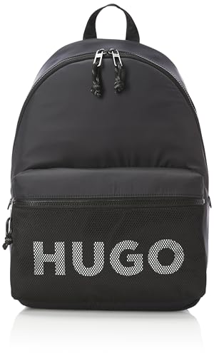 HUGO Mesh Logo Backpack, Black Currant, PCE.