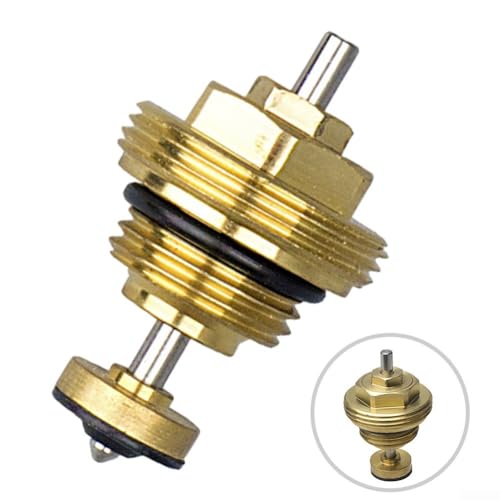 Wasserverteiler Ventilkern Rücklaufbolzen Ventilkern Fußbodenheizung Krümmer Rücklaufbolzen Ventilkern M30x1,5 für UFH Stellantrieb, Fußbodenheizungskrümmer Rücklaufbolzen Ventilkern