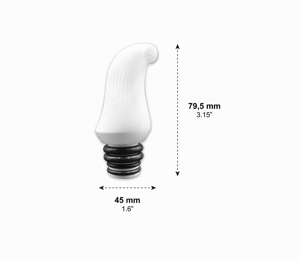 PEPE Mobility Bidet Portatile da Viaggio (x2 Unità), Doccetta Compatibile con Ogni Bottiglia, per Campeggio, Camper e Outdoor