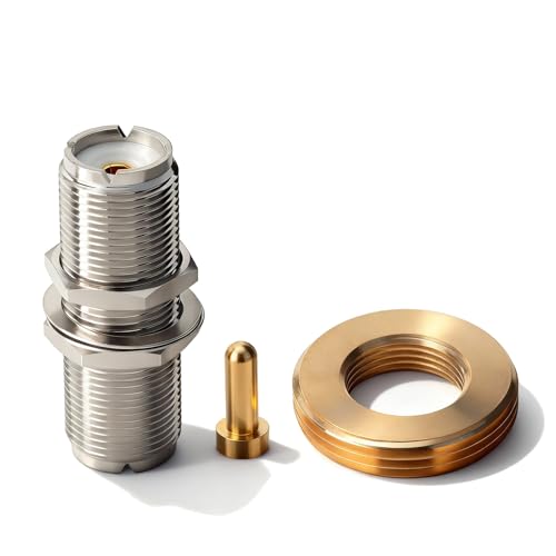 Adaptador SO239 a NMO hembra con reducción de pérdida de señal para radioaficionados UHF