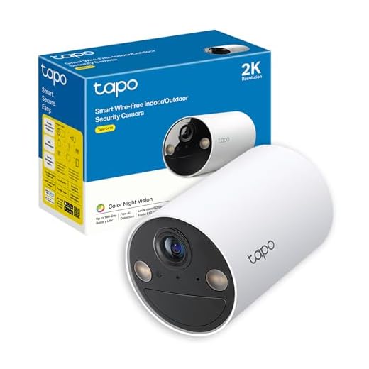 Tapo C410 Telecamera per Interni ed Esterni Senza Fili, 2K 3MP, Batteria durata fino a 180 Giorni dopo una Singola Carica, Visione Notturna a Colori, Allarme Con Rilevamento del Movimento, IP65