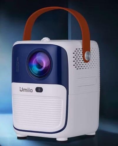 Fipka Umiio Q2 Android HDMI Video Projector 5G WiFi Bluetooth 5M Projection Distance FHD Resolution Portable Outdoor Movie Projector